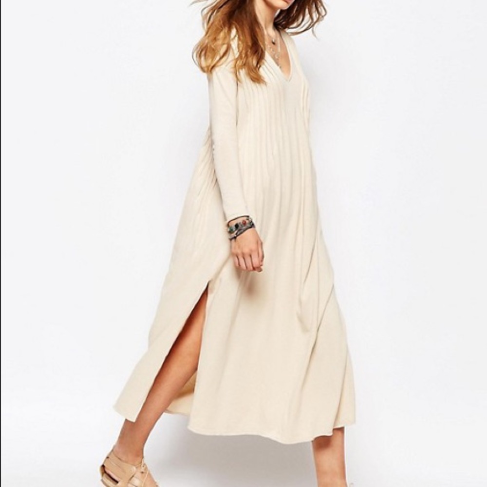 Free People Cream Maxi Dress - Picture 2 of 6